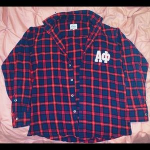 Alpha Phi flannel: social life